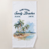 Sandy Beaches Handdoek Collectie (Voorkant)