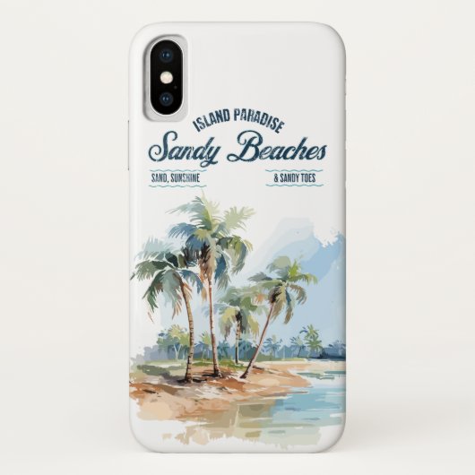 Sandy Beaches Handdoek Collectie Case-Mate iPhone Case (Achterkant)