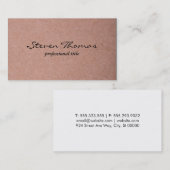 Sandy Beige Visitekaartje (Voorkant / Achterkant)