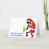 Sandy Claws Kaart (Achterkant)