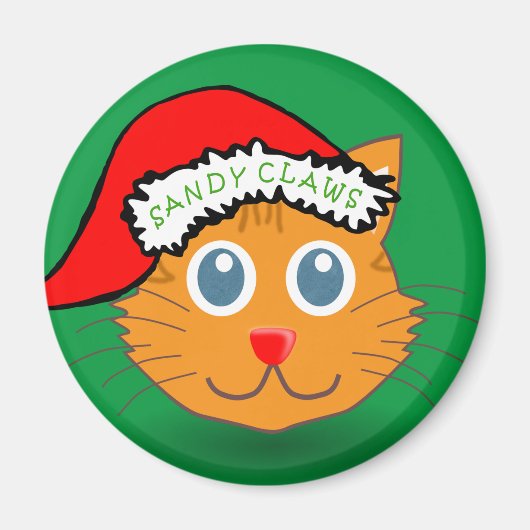 Sandy Claws Magneet (Voorkant)