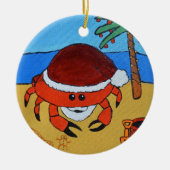 Sandy Claws van Joel Anderson Keramisch Ornament (Voorkant)