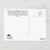 Sandy Cr. Bedekte brug Briefkaart (Achterkant)