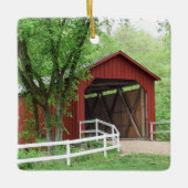 Sandy Creek Covered Bridge Keramisch Ornament (Voorkant)