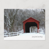 Sandy Creek Covered Bridge Post Card Briefkaart (Voorkant)