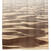 Sandy Desert Road Duinen Douchegordijn (Voorkant)