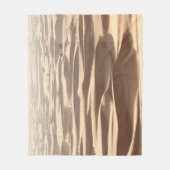 Sandy Desert Road Duinen Fleece Deken (Voorkant)
