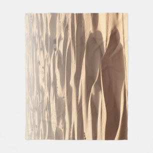 Sandy Desert Road Duinen Fleece Deken