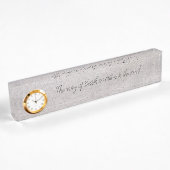 Sandy Desk Name Clock Naambordje