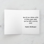 *Sandy Dog - 30e verjaardag Kaart (Binnen)