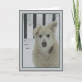 *Sandy Dog - Ik mis je Kaart (Voorkant)