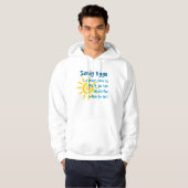Sandy Eggo, ...Een geweldige plek om te leven... Hoodie (Voorkant volledig)