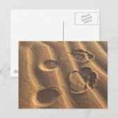 SANDY FEET BRIEFKAART (Voorkant / Achterkant)