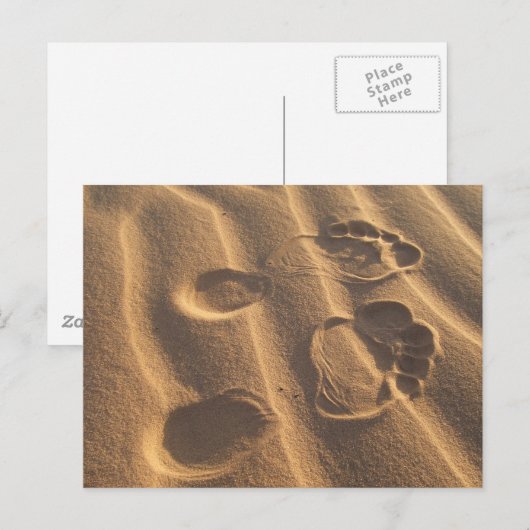 SANDY FEET BRIEFKAART (Voorkant / Achterkant)