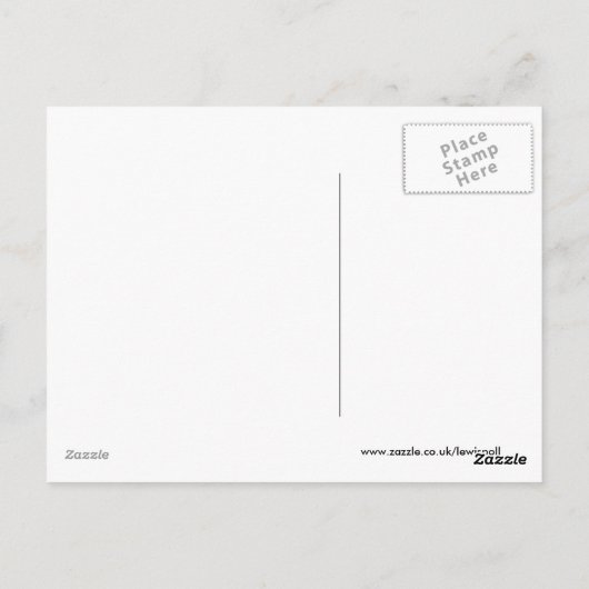 SANDY FEET BRIEFKAART (Achterkant)