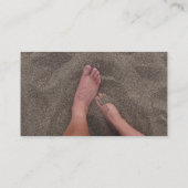 Sandy Feet Visitekaartje (Achterkant)