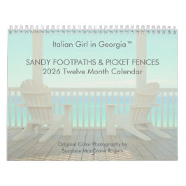 Sandy Footpaths & Picket Fences - 2026 Calendar Kalender