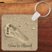 Sandy Footprint Sleutelhanger (Achterkant)