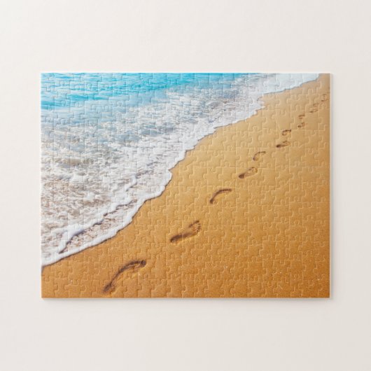 Sandy Footprints Legpuzzel (Horizontaal)