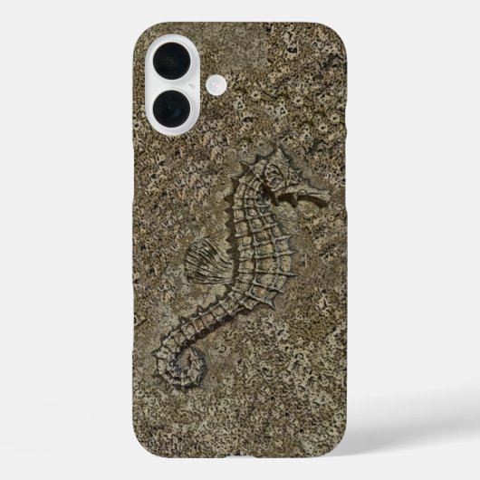Sandy getextureerde Seahorse foto Case-Mate iPhone Case (Achterkant)
