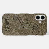 Sandy getextureerde Seahorse foto Case-Mate iPhone Case (Achterkant (horizontaal))