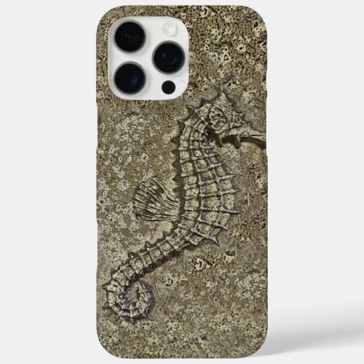 Sandy getextureerde Seahorse foto Case-Mate iPhone Case (Achterkant)