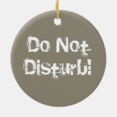 Sandy getextureerde Seahorse foto Keramisch Ornament (Achterkant)