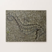 Sandy getextureerde Seahorse foto Legpuzzel (Horizontaal)