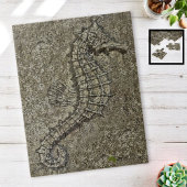 Sandy getextureerde Seahorse foto Legpuzzel