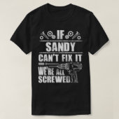 SANDY Gift Name Fi It Funny Birthday Personalized T-shirt (Design voorkant)