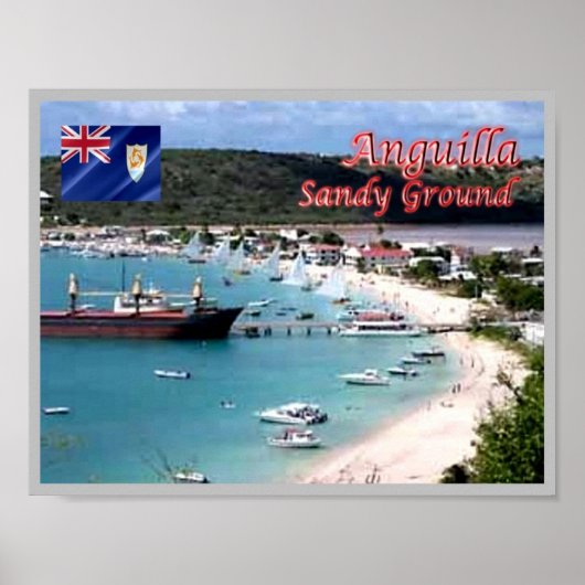 Sandy Ground - Anguilla - Poster (Voorkant)