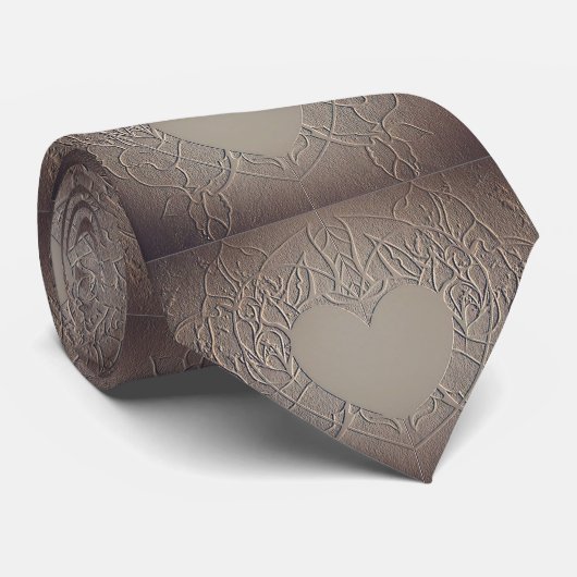 Sandy Hearts Stropdas (Opgerold)