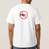 Sandy Hook Assault Rife Weapon Shooting T-shirt (Achterkant)
