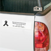 Sandy Hook Elementary Newtown Shooting Memorial Bumpersticker (Op Truck)