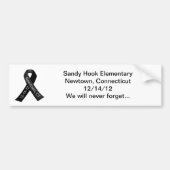 Sandy Hook Elementary Newtown Shooting Memorial Bumpersticker (Voorkant)