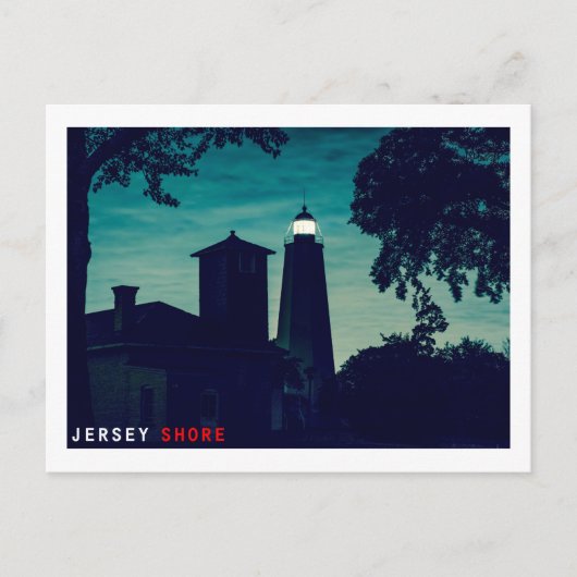 Sandy Hook Light. Briefkaart (Voorkant)