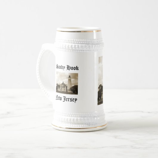 Sandy Hook Lighthouse Bierpul (Voorkant links)