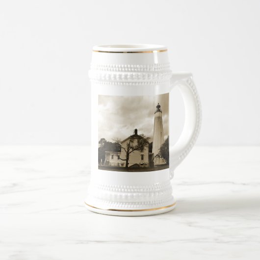 Sandy Hook Lighthouse Bierpul (Voorkant rechts)