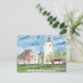 Sandy Hook Lighthouse Briefkaart (Staand voorkant)