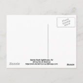 Sandy Hook Lighthouse Briefkaart (Achterkant)