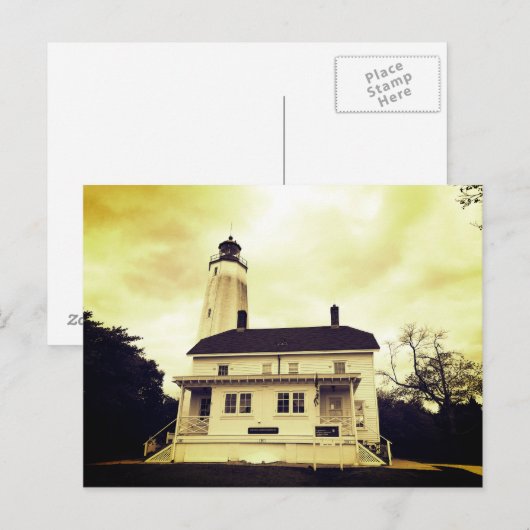 Sandy Hook Lighthouse Briefkaart (Voorkant / Achterkant)