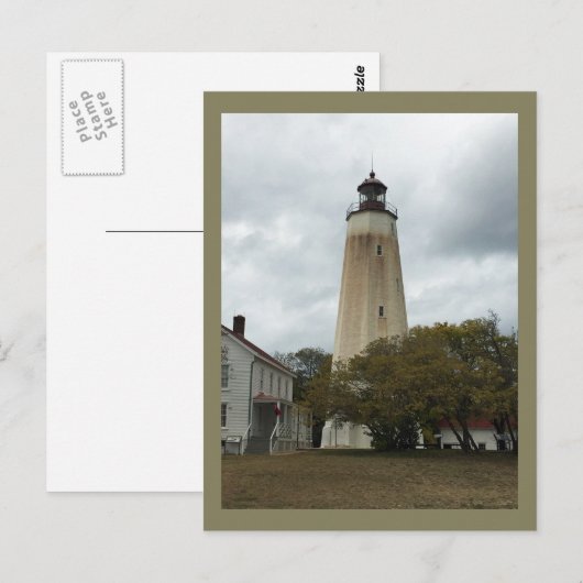 Sandy Hook Lighthouse Briefkaart (Voorkant / Achterkant)