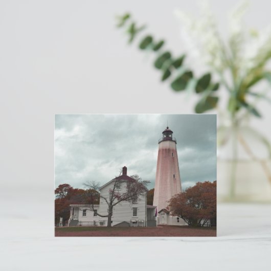 Sandy Hook Lighthouse Briefkaart (Staand voorkant)