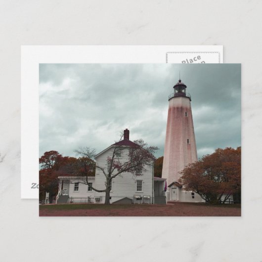 Sandy Hook Lighthouse Briefkaart (Voorkant / Achterkant)