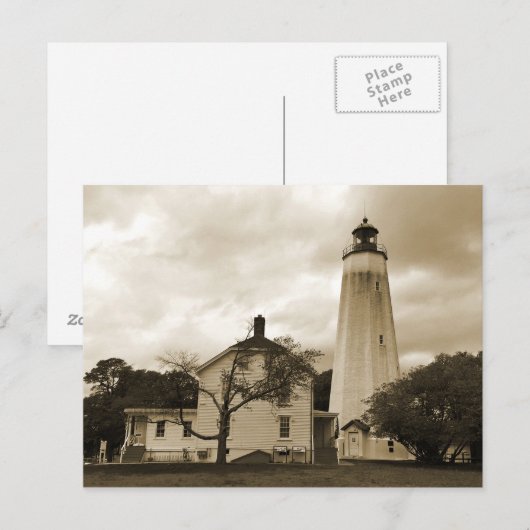 Sandy Hook Lighthouse Briefkaart (Voorkant / Achterkant)
