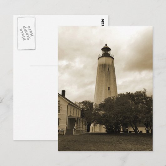 Sandy Hook Lighthouse Briefkaart (Voorkant / Achterkant)