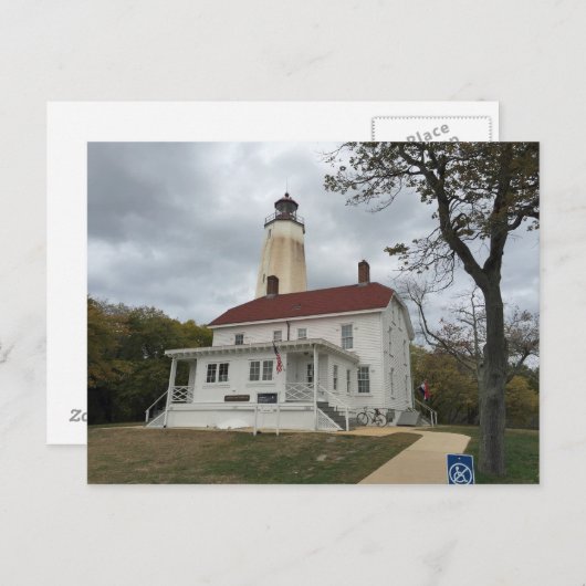 Sandy Hook Lighthouse Briefkaart (Voorkant / Achterkant)