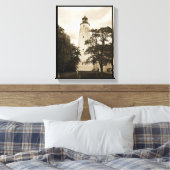 Sandy Hook Lighthouse Canvas Afdruk (Insitu (Slaapkamer))