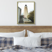 Sandy Hook Lighthouse Canvas Afdruk (Insitu (Slaapkamer))