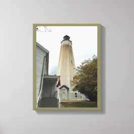 Sandy Hook Lighthouse Canvas Afdruk